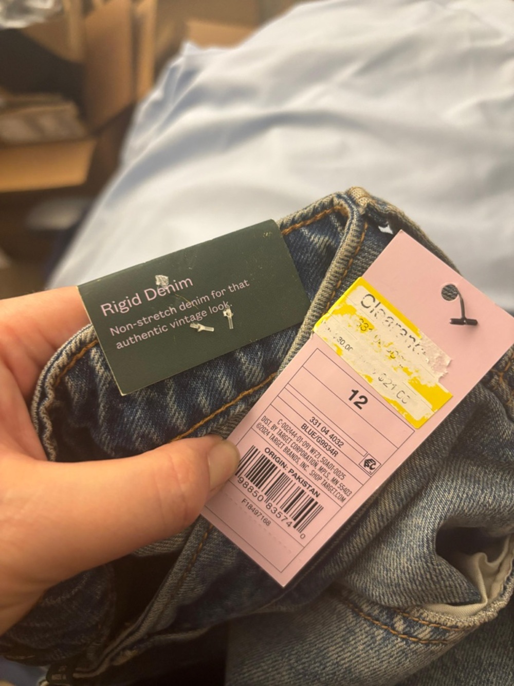 Target Rigid Denim Jeans - Blue - Picture 7 of 8